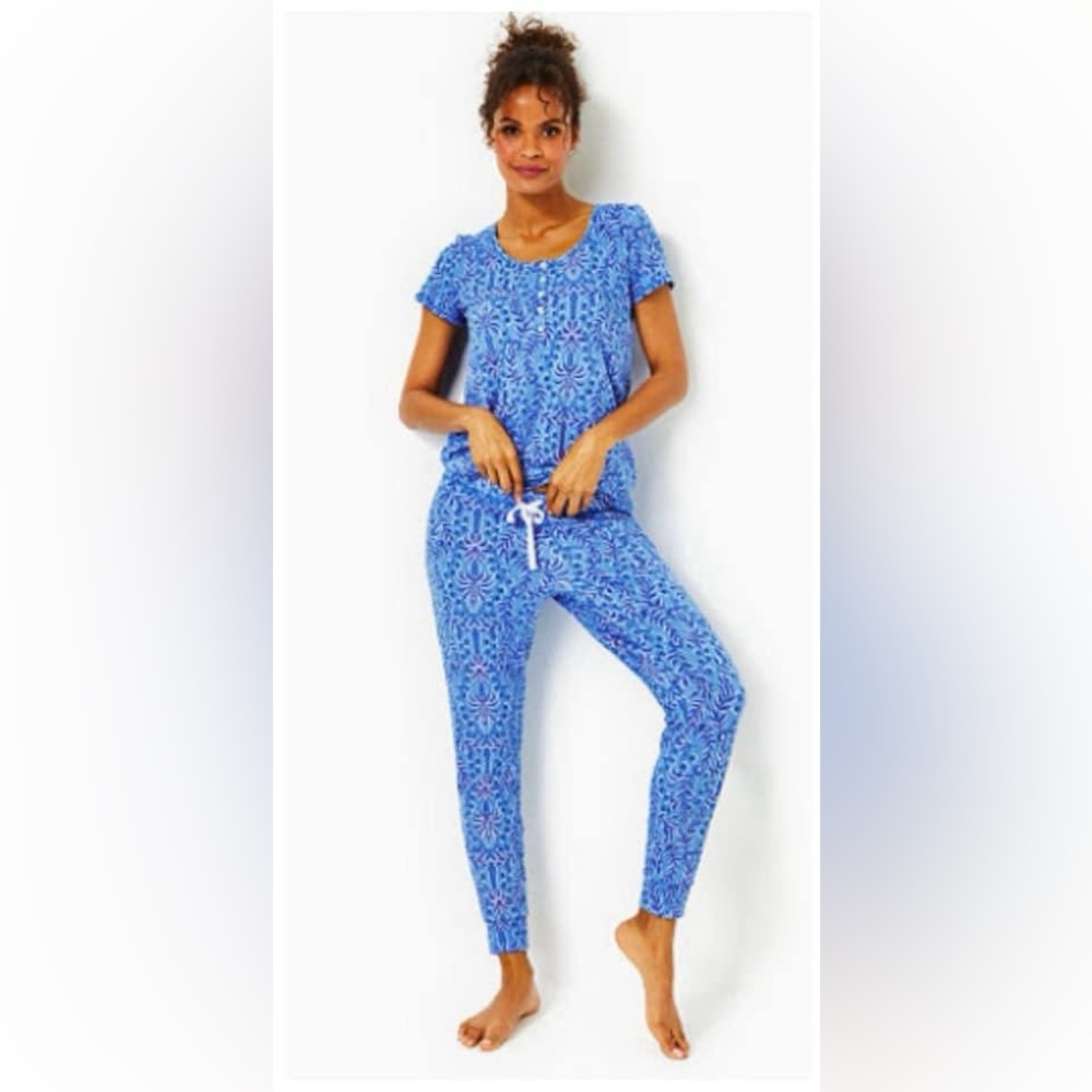 Lilly Pulitzer Women’s Tinsley Jogger PJ Pants, Medium